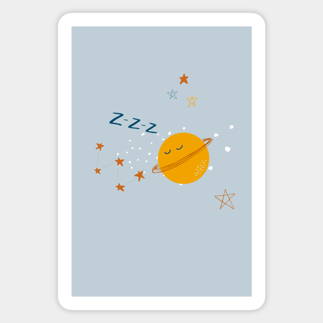 Baby space print Sticker by DanielK